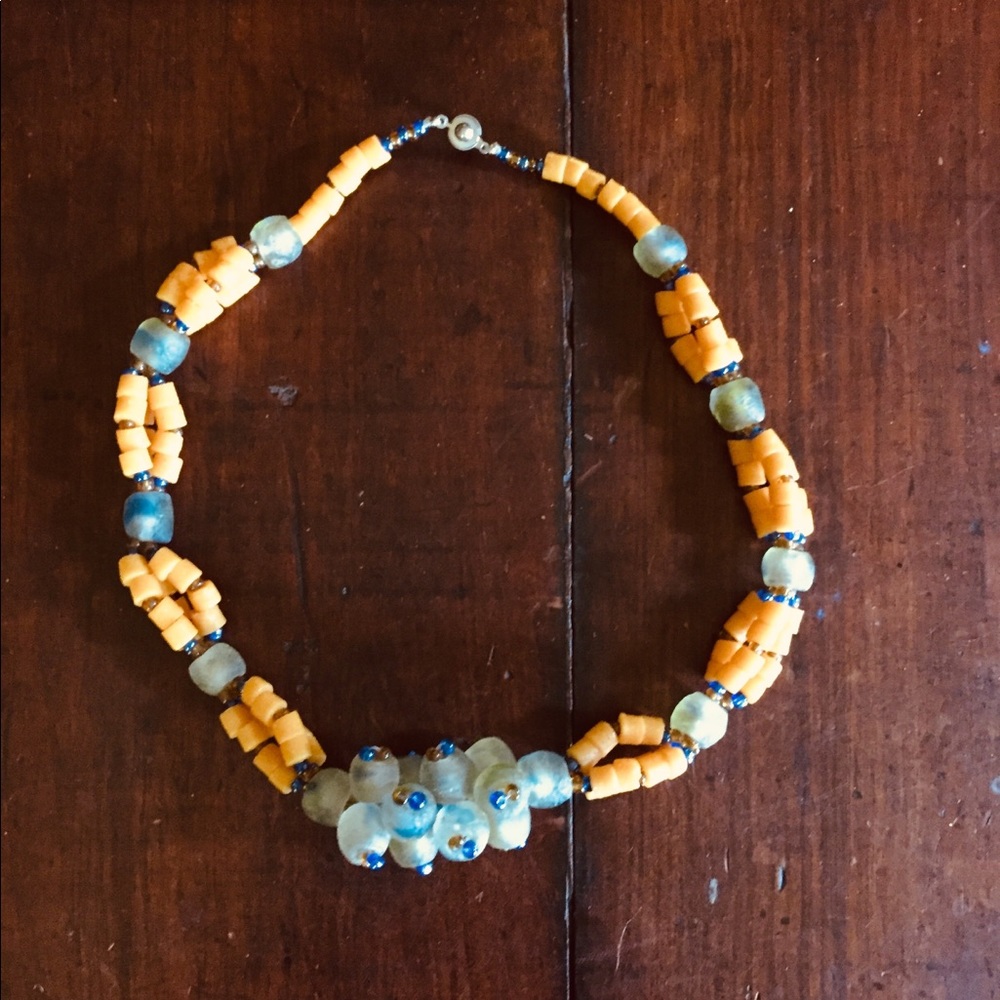 🌞🌛✨Gorgeous Handmade African Beads Set Ghana - Picture 2 of 8